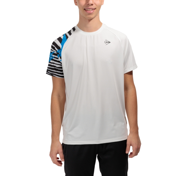 Men's Tennis Shirts Dunlop Practice TShirt  White 880269