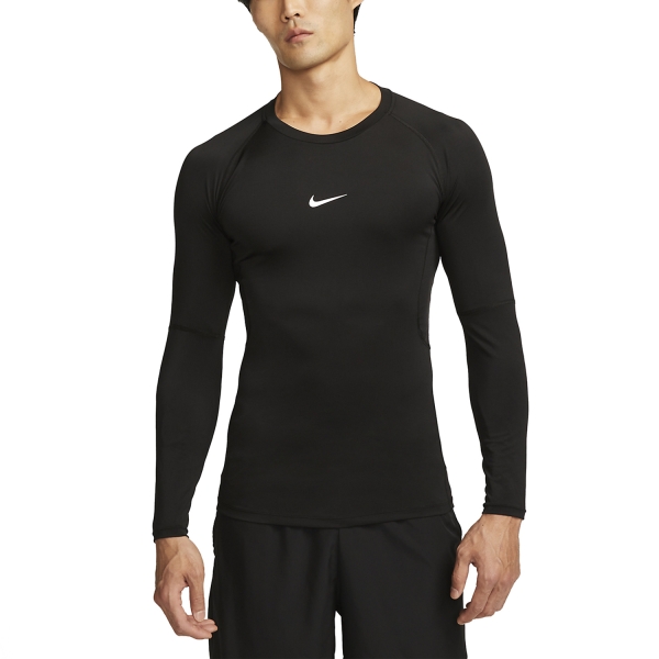Tennis Men's Underwear Nike DriFIT Pro Shirt  Black/White FB7919010