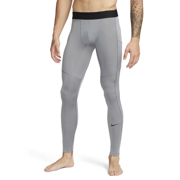 Tennis Men's Underwear Nike DriFIT Pro Long Tights  Smoke Grey/Black FB7952084