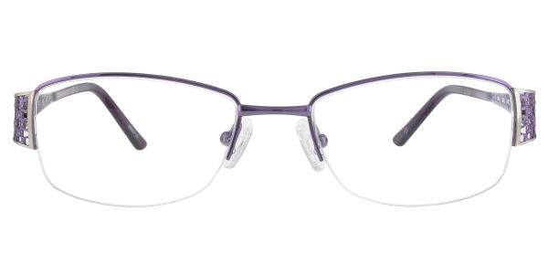 Alba Oval Prescription Glasses - Purple