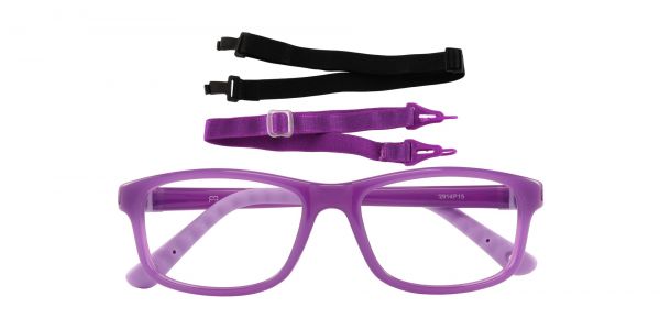 Dell Rectangle Prescription Glasses - Purple