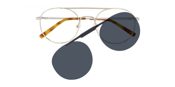 Watts Aviator Prescription Glasses - Silver