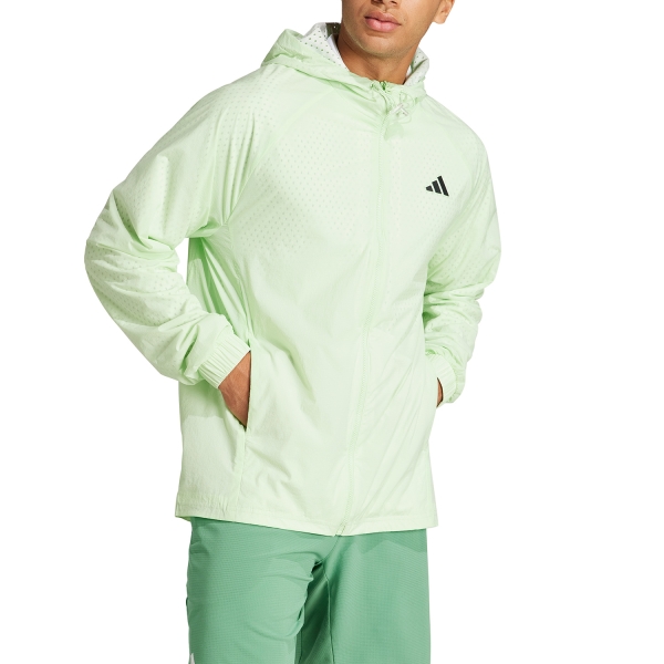 Men's Tennis Jackets adidas Cover Up Pro Jacket  Semi Green Spark IL7379