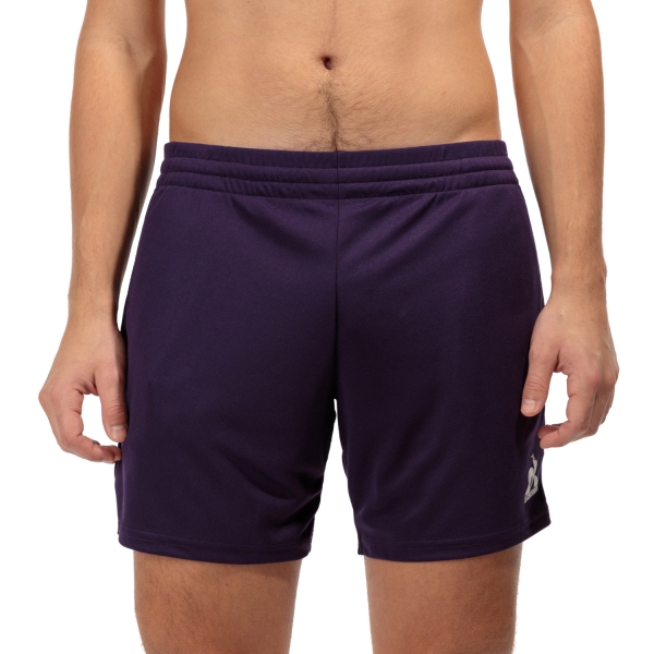 Men's Tennis Shorts Le Coq Sportif Pro 6in Shorts  Purple Velvet 2410519