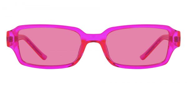 Maja Rectangle Prescription Glasses - Pink