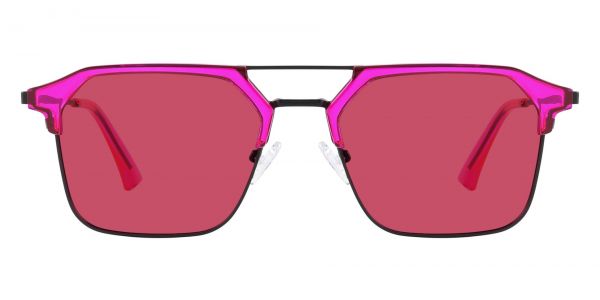 Levin Browline Prescription Glasses - Pink