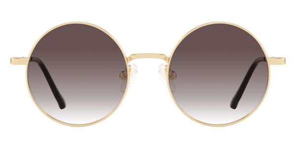 Doral Round Prescription Glasses - Gold