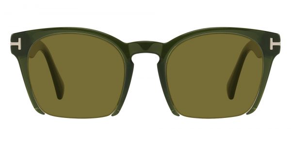 Mercado Square Prescription Glasses - Green