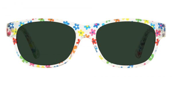 Umbria Rectangle Prescription Glasses - Floral