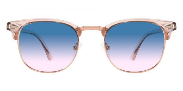 Salvatore Browline Prescription Glasses - Rose Gold