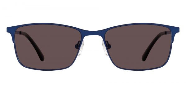 Zachary Rectangle Prescription Glasses - Blue