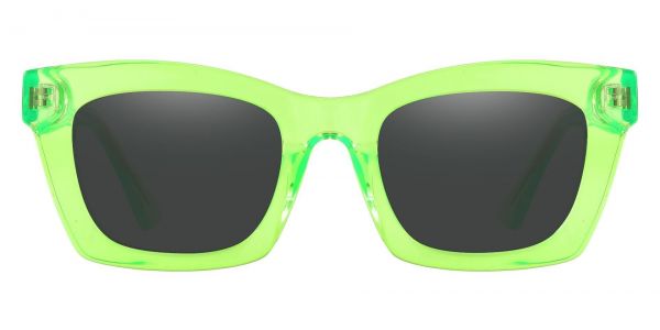 McKee Rectangle Prescription Glasses - Green