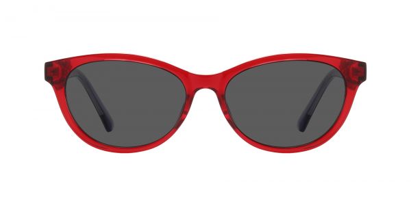 Kiwi Oval Prescription Glasses - Red