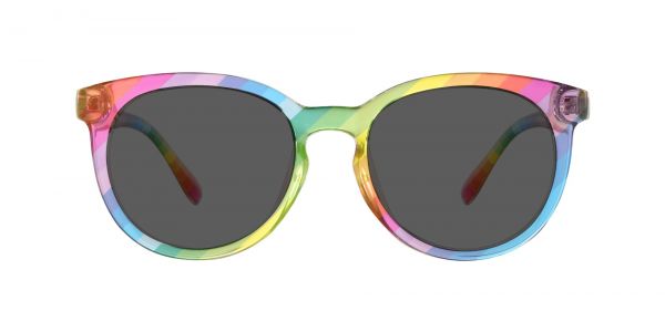 Avery Round Prescription Glasses - Two-tone/Multi Color