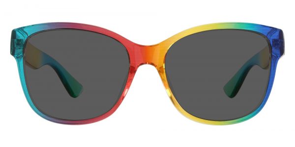 Lolita Square Prescription Glasses - Two-tone/Multi Color