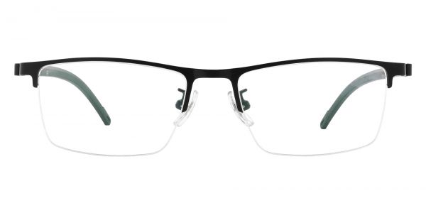 Shelton Rectangle Prescription Glasses - Black