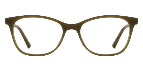 Clair Classic Square Prescription Glasses - Green