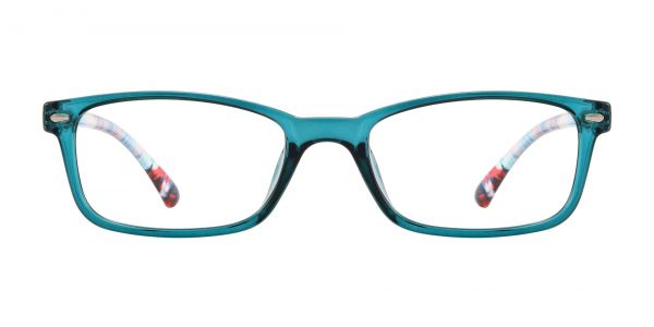 Belize Rectangle Prescription Glasses - Blue