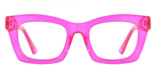 McKee Rectangle Prescription Glasses - Pink