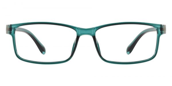 Garber Rectangle Prescription Glasses - Green