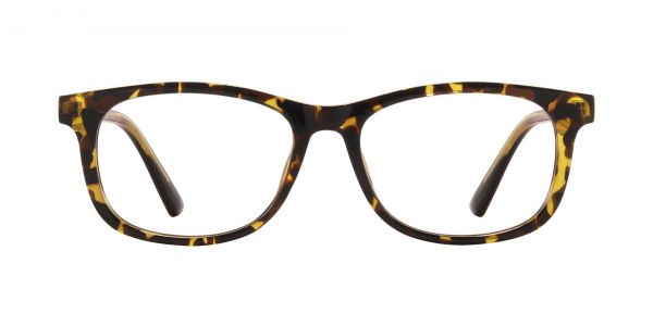 Pine Rectangle Prescription Glasses - Tortoise