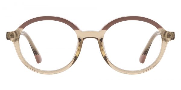 Elin Round Prescription Glasses - Brown