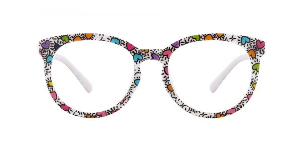 Avery Round Prescription Glasses - Floral