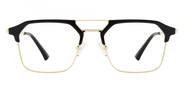 Levin Browline Prescription Glasses - Black