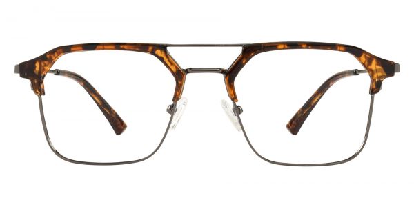 Levin Browline Prescription Glasses - Tortoise