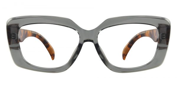 Chandler Rectangle Prescription Glasses - Gray