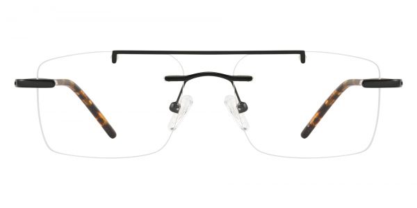 Morrison Rimless Prescription Glasses - Black