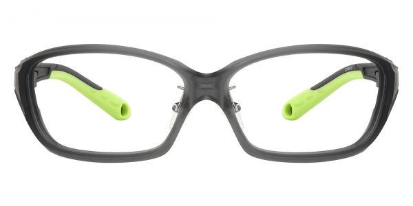 Ezekiel Rectangle Prescription Glasses - Gray