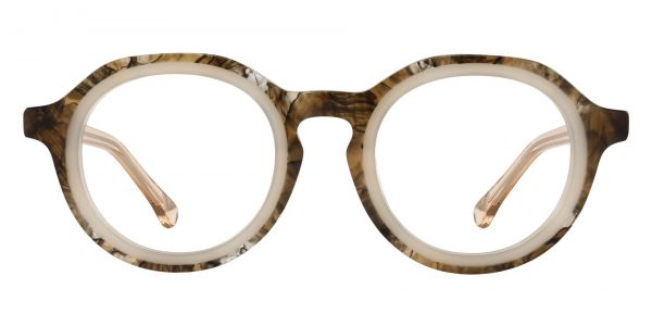 Helene Round Prescription Glasses - Brown