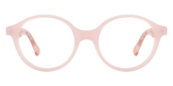 Zered Round Prescription Glasses - Pink