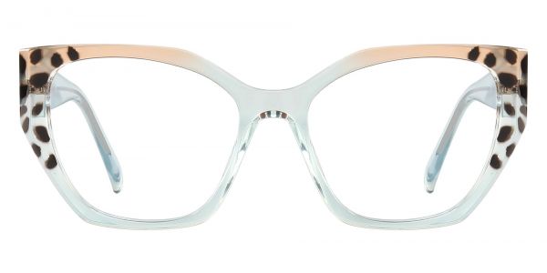 Olympia Square Prescription Glasses - Leopard