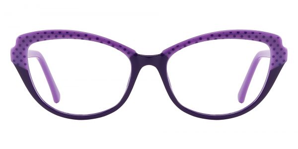 Lorraine Cat Eye Prescription Glasses - Purple