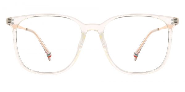 Jade Square Prescription Glasses - Clear