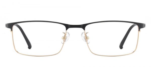 Goldman Rectangle Prescription Glasses - Gold