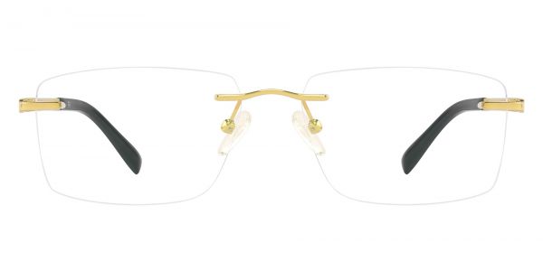 Horace Rimless Prescription Glasses - Gold