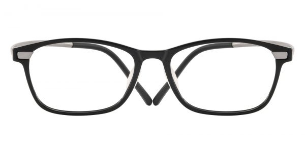 Burr Rectangle Prescription Glasses - Gray