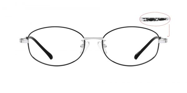 Lucy Oval Prescription Glasses - Black