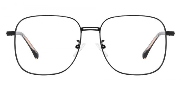 Patricia Square Prescription Glasses - Black