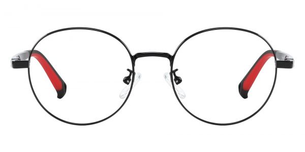 Platte Round Prescription Glasses - Black