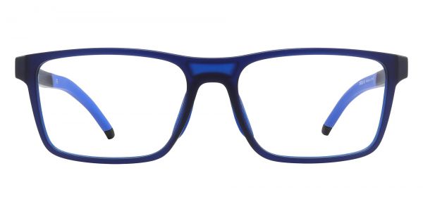 Harris Rectangle Prescription Glasses - Blue