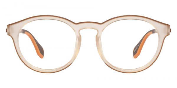 Wilson Round Prescription Glasses - Brown