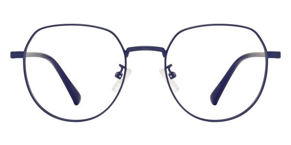 Corden Geometric Prescription Glasses - Blue