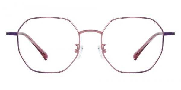 Milem Geometric Prescription Glasses - Purple