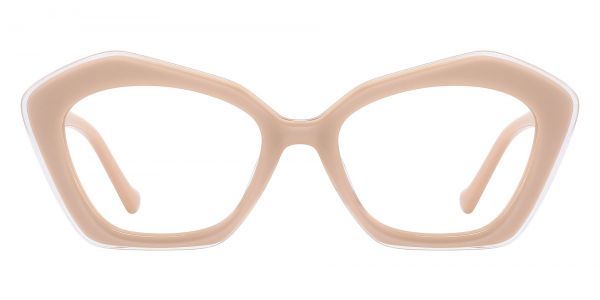 Lenoir Geometric Prescription Glasses - Pink