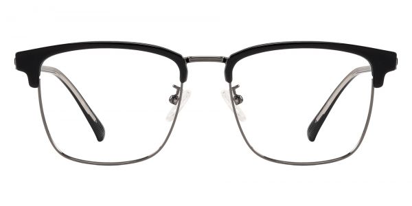 Jey Browline Prescription Glasses - Black