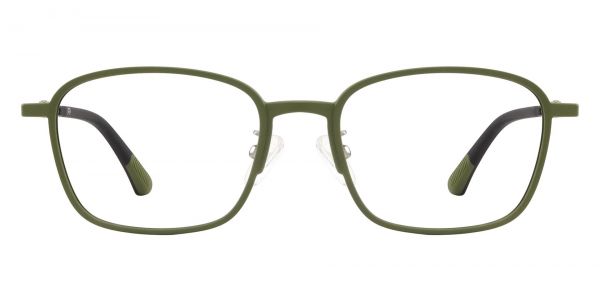 Norbert Rectangle Prescription Glasses - Green